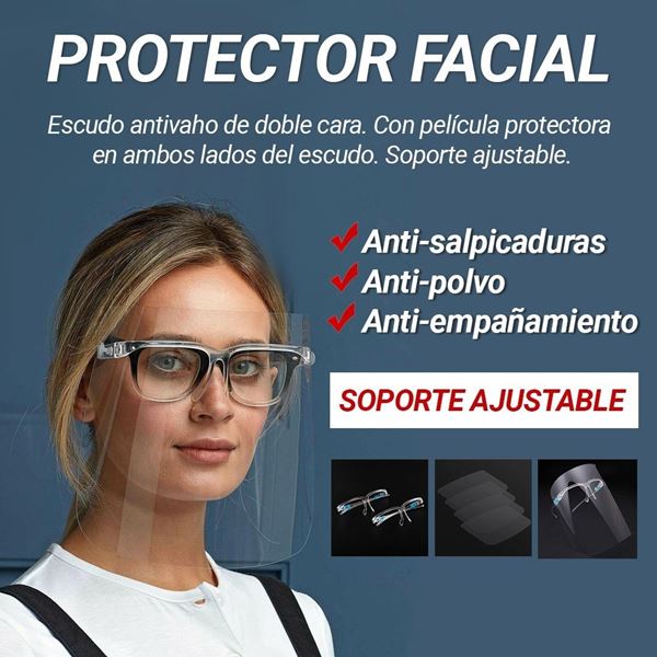 Imagen de Repuesto Protector Facial Antipolvo Mascara Protectora