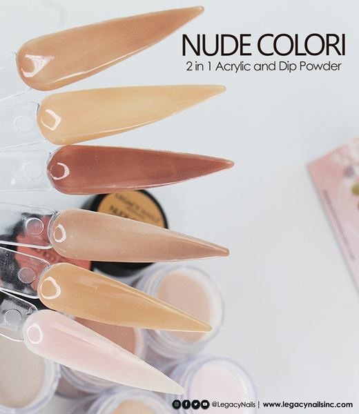 Imagen de Polvo Acrilico Legacy Nails Coleccion Nude Colore 6un