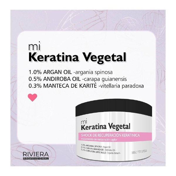 Imagen de Keratina Vegetal  Recuperación Capilar Riviera 300ml