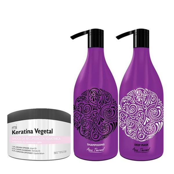 Imagen de Shampoo 1,5L + Acond Pro Vitaminas + Keratina Vegetal 300ml