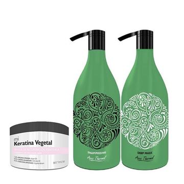 Imagen de Shampoo 1,5L + Acondicionado Pro Brushing + Keratina Vegetal