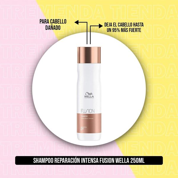 Imagen de Shampoo Reparación Intensa Fusion Wella 250ml