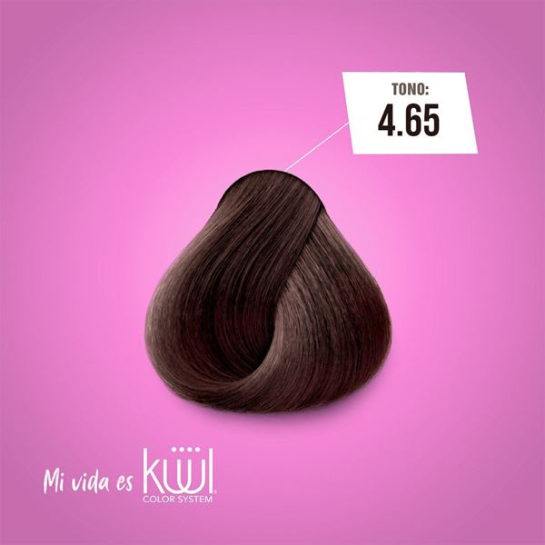 Imagen de Tinta Kuul N°4.65 Con Aceite De Coco + Oxidante Activador