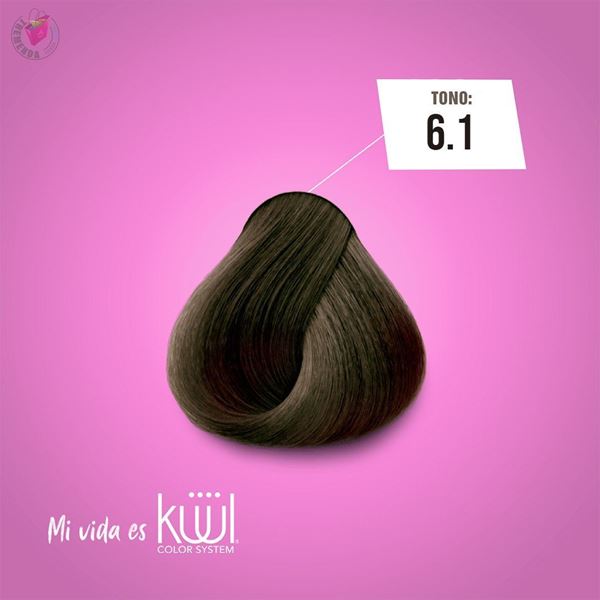 Imagen de Tinta Kuul N°6.1 Con Aceite De Coco + Oxidante Activador