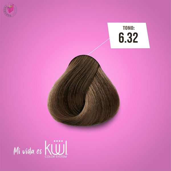 Imagen de Tinta Kuul N°6.32 Con Aceite De Coco + Oxidante Activador