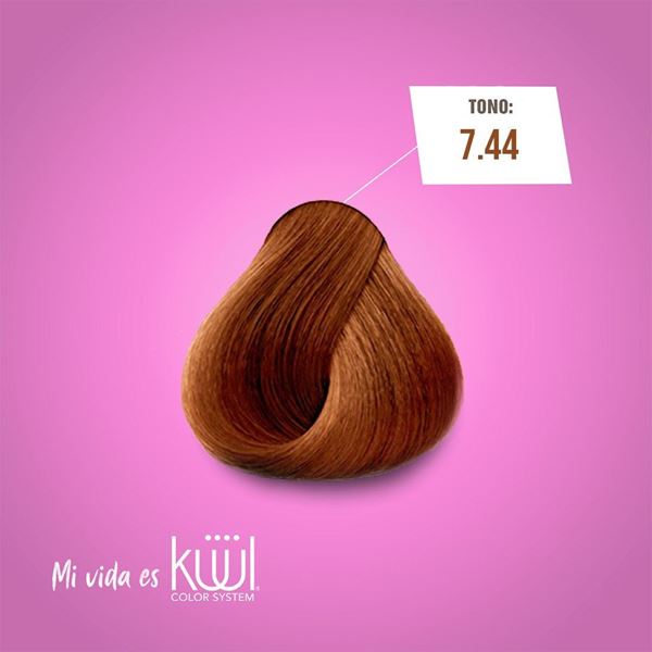 Imagen de Tinta Kuul N°7.44 Con Aceite De Coco + Oxidante Activador