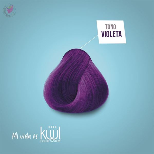 Imagen de Tinta Kuul Color Fantasia Funny Violeta 90ml