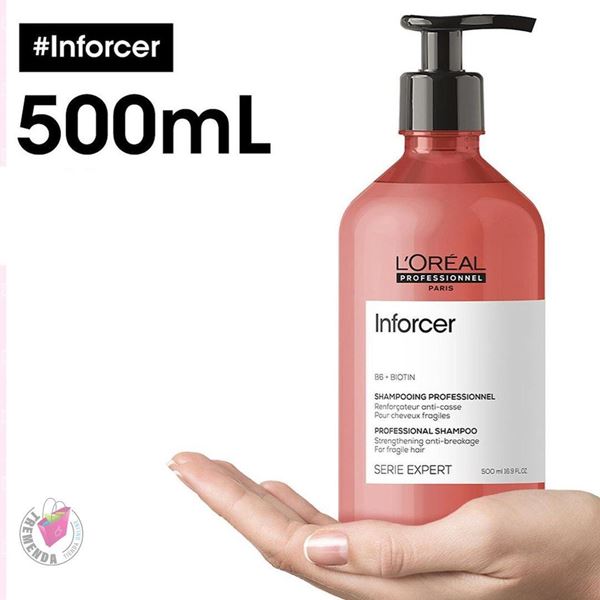 Imagen de Shampoo Loreal Inforcer Cabellos Frágiles Nutre Sella 500ml