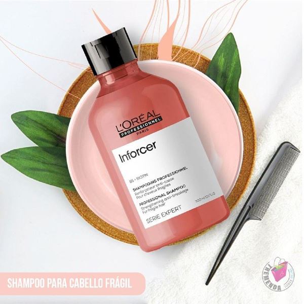 Imagen de Shampoo Loreal Inforcer Cabellos Frágiles Nutre Sella  300ml