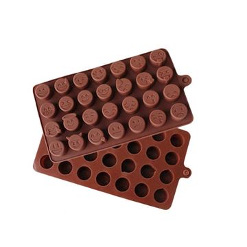 Imagen de Molde De Silicona De Emojis Para Chocolate Postre Hielo