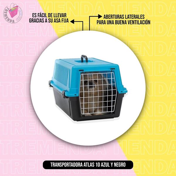 Imagen de Transportadora Para Mascotas Perro Gato Ferplast Hasta 5kg