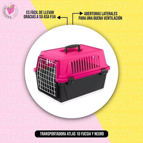 Imagen de Transportadora Para Mascotas Perros Gatos Ferplast Hasta 5kg