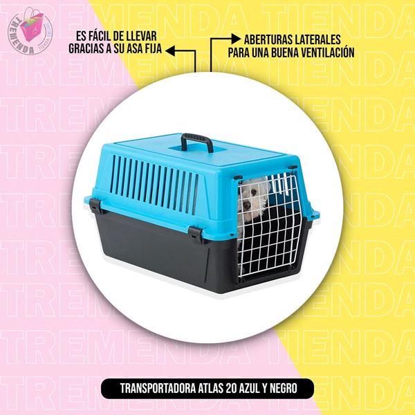 Imagen de Transportadora Para Mascotas Perros Gatos Ferplast Hasta 8kg