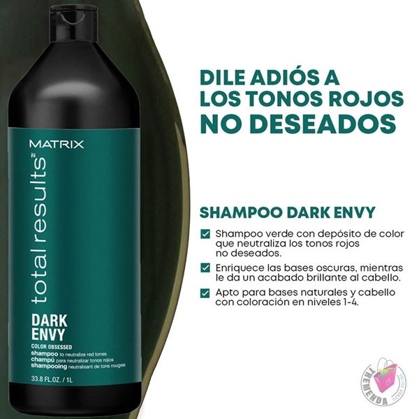 Imagen de Shampoo Loreal Matrix Dark Envy Profesional 1 Litro