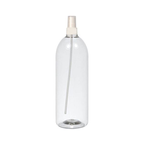 Imagen de Botella Plastica Con Spray Blanco Perfumador 1 Litro