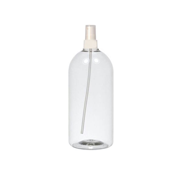 Imagen de Botella Plastica Garrafa Con Spray Blanco Perfumador 1 Litro