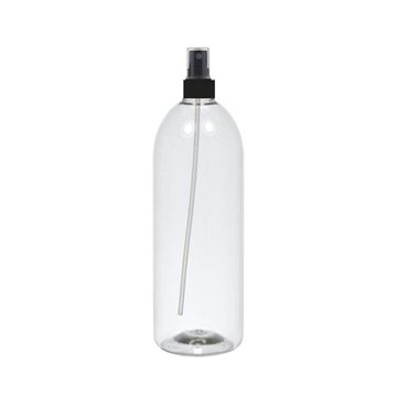 Imagen de Botella Plastica Con Spray Negro Perfumador 1 Litro