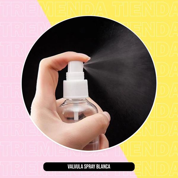 Imagen de Pack 6 Botellas Plastica Con Pico Spray Blanco 1 Litro