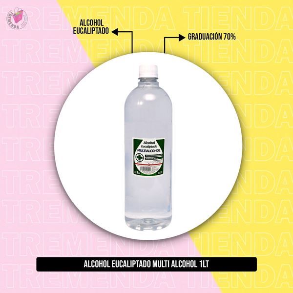 Imagen de Alcohol Desinfectante Eucaliptado Multi Alcohol 1 Litro