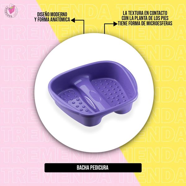 Imagen de Bacha De Podologia Plastica Dompel Purpura Para Pies