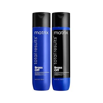Imagen de Pack Shampoo Y Acondicionador Matrix Brass Off 300ml