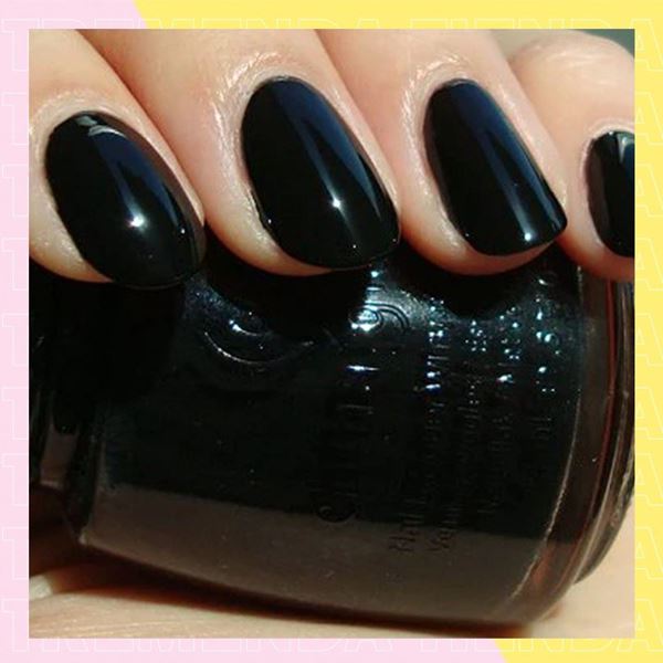 Imagen de Esmalte De Uñas China Glaze Negro Liquid Leather Negro 14ml