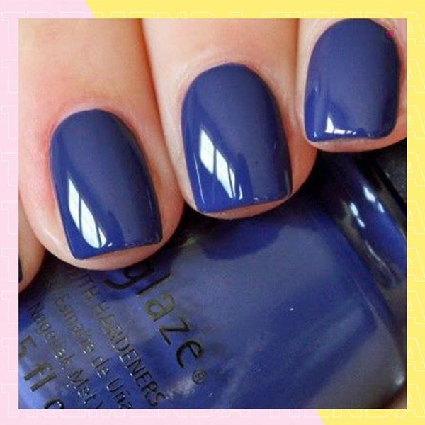 Imagen de Esmalte De Uñas China Glaze Queen B Índigo Violeta Azul 14ml