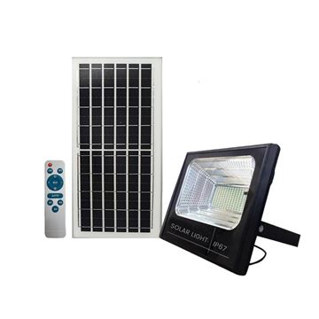 Imagen de Reflector Foco Led 300W Para Exterior Con Sensor Panel Solar