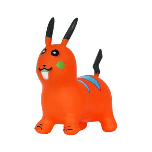 Imagen de Pikachu De Goma Inflable Saltarin Naranja Juguete Para Niños