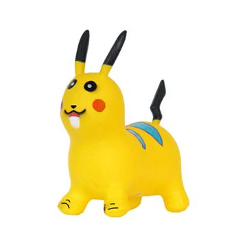 Imagen de Pikachu De Goma Inflable Saltarin Amarillo Juguete Para Niño
