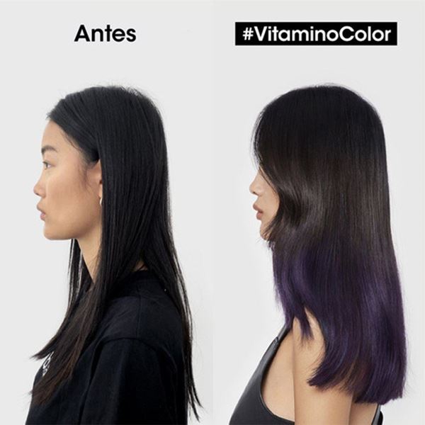 Imagen de Shampoo Loreal Vitamino Color 300ml + Acondicionador 200ml + NECESER DE REGALO