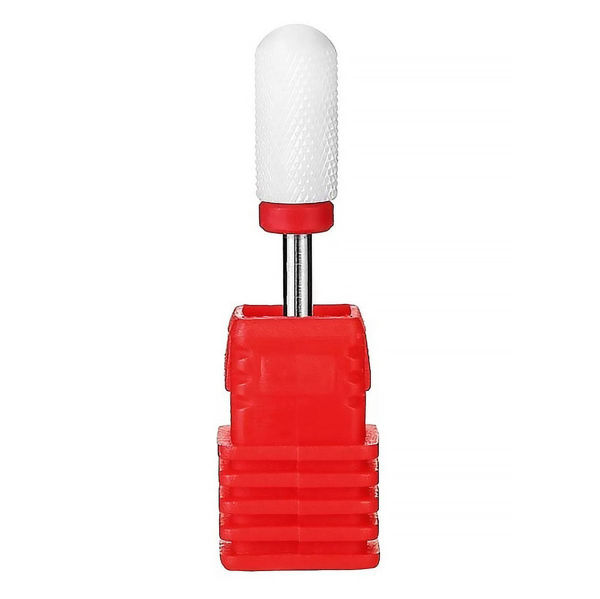 Imagen de Fresa De Ceramica Para Uñas Cilindrica Roja