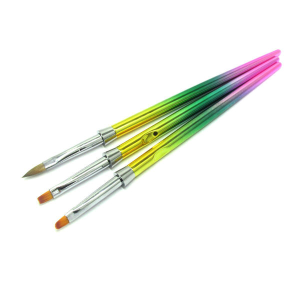 Imagen de Pinceles Para Acrílico Y Nail Art Set