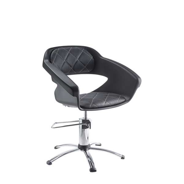 Imagen de Silla Sillón Peluqueria Barbería Hidráulico Primma Dompel Negra