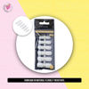 Imagen de Uñas Postizas Cuadradas Modernas Color Natural Dompel X24 U
