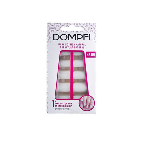 Imagen de Uñas Postizas Curvatura Natural Color Natural Dompel X48 U