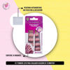 Imagen de Uñas Postizas Cuadradas Mediana Color Rosa Nude Dompel X24 U