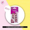 Imagen de Uñas Postizas Cuadradas Mediana Color Rosa Nude Dompel X24 U