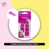 Imagen de Uñas Postizas Cuadrada Mediana Color Rosa Nude Dompel X24 U