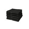 Imagen de Toalla De Algodón  Negra Para Peluquería 45cm X 70cm