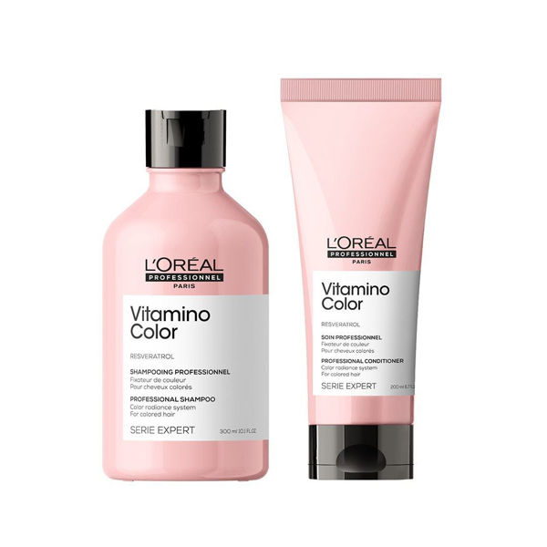 Imagen de Pack Loreal Vitamino Color Shampoo y Acondicionador 200ml