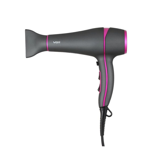Imagen de Secador de Pelo Iónico Peinado 2000W Vgr V-402 Gris Y Fucsia