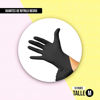 Imagen de GUANTES DE NITRILO TALLE M DESCARTABLES NEGRO X 10 PARES