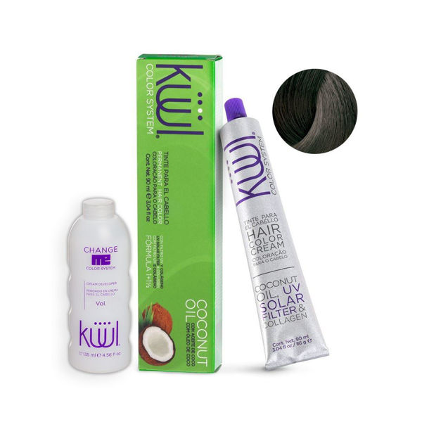 Imagen de Tinta Kuul Tono N°3 Con Aceite De Coco + Oxidante Activador