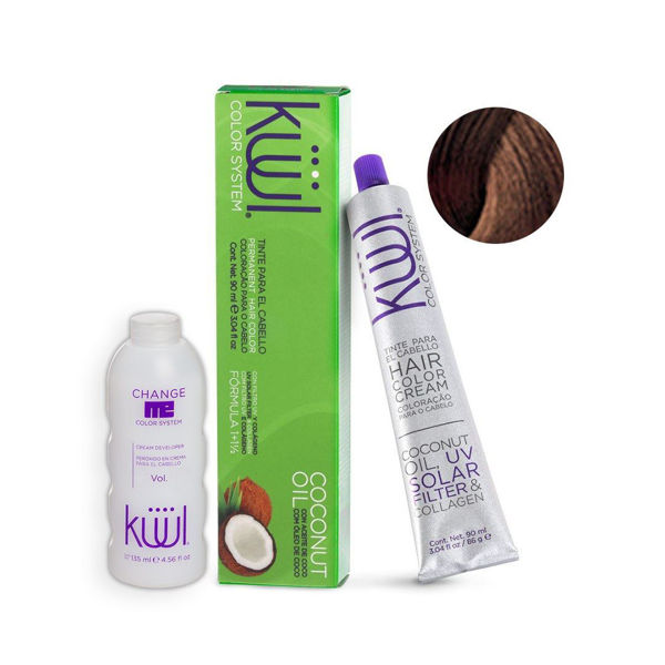 Imagen de Tinta Kuul N°6.34 Con Aceite De Coco + Oxidante Activador