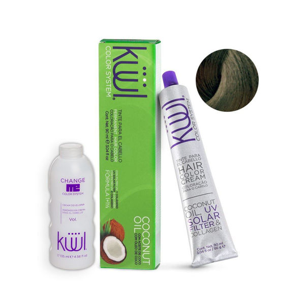 Imagen de Tinta Kuul N°7.11 Con Aceite De Coco + Oxidante Activador