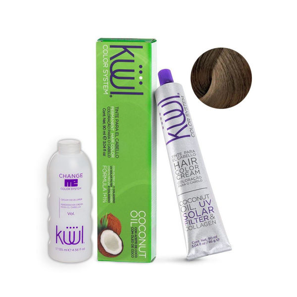 Imagen de Tinta Kuul N°7.35 Con Aceite De Coco + Oxidante Activador