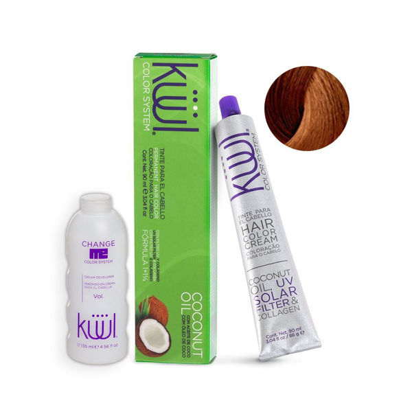 Imagen de Tinta Kuul N°7.44 Con Aceite De Coco + Oxidante Activador