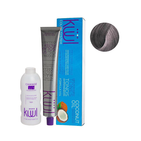 Imagen de Tinta Kuul N°9.1 Con Aceite De Coco + Oxidante Activador