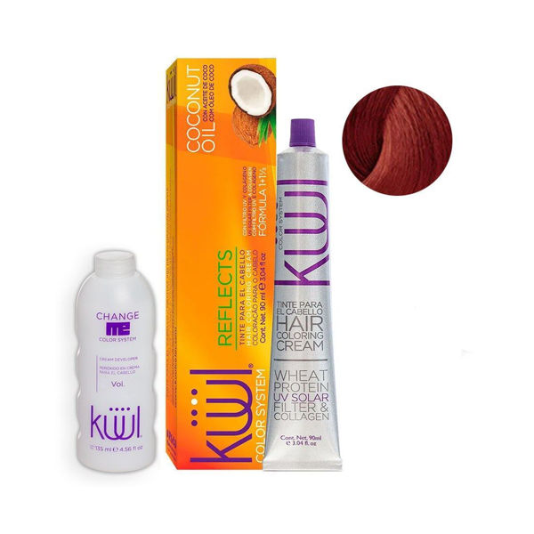 Imagen de Tinta Kuul Color Reflects Cobre 90ml + Oxidante Activador